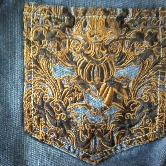 Vintage Makaveli Blue Jeans Size 14 - Picture 4 of 7